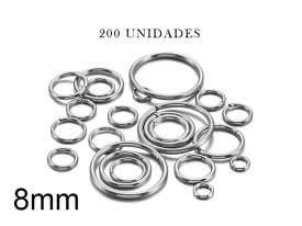 Argollas de Acero 8mm